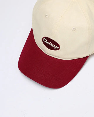 Two-tone lettering cap