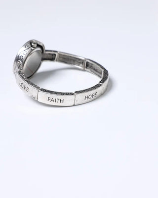 Vintage design round analog handwatch