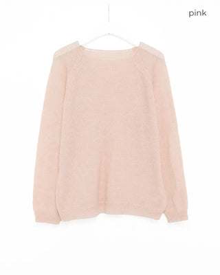 Oversized raglan knit