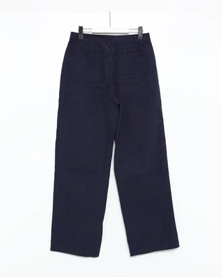 Cotton herringbone pants