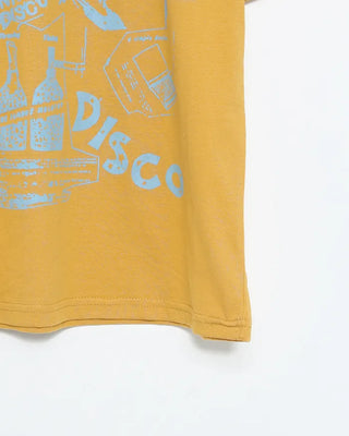 Rock Disco Labeling Half T-Shirt