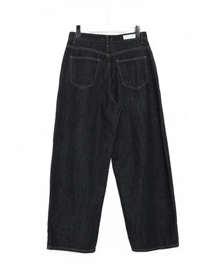 Yellow Stitch Wide Rigid Jeans
