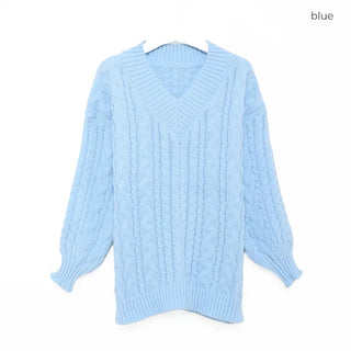 Cable Balloon Fit Knit