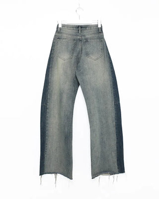 Cut-off vintage denim pants