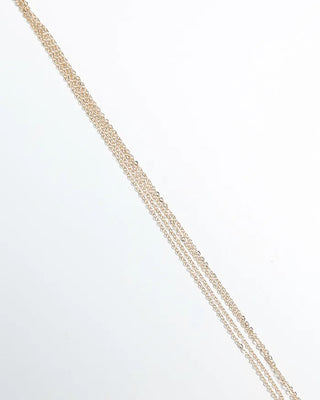 Medal layered necklace