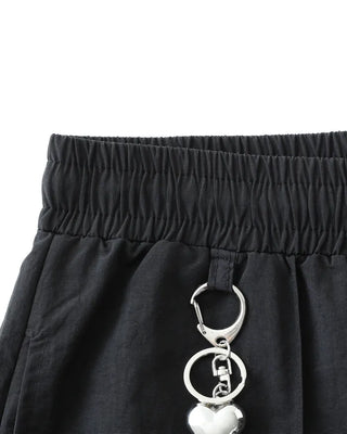 [1st Re-release] (ORIGINAL) Nylon Pintuck Wide Pants (black)
