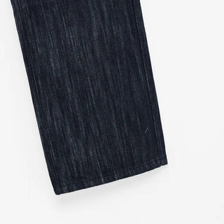 Indigo wide-leg denim