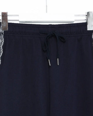 Lace-line sweatpants