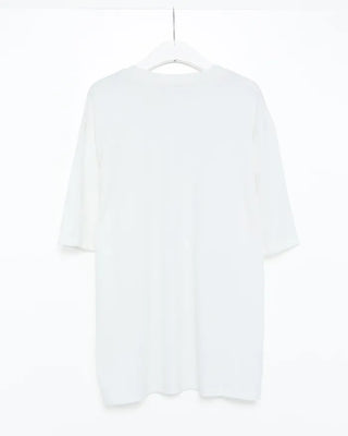 Oversized sheer short-sleeved T-shirt