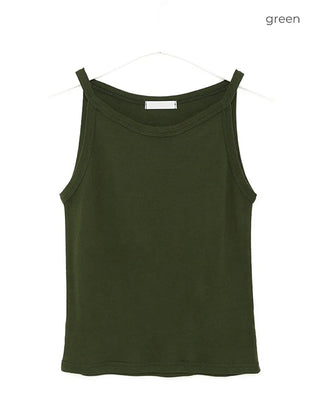 Round neck short camisole