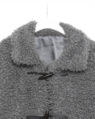 Color Two-Button Point Fur Jacket