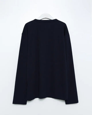 (Unisex) Henley Neck Long Sleeve T-Shirt