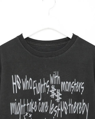 Alphabet Lettering Half T-Shirt