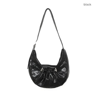Shirring Half Circle Bag