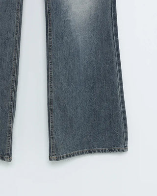 Slim bootcut denim pants