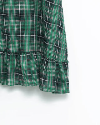 Black Gradient Check Camisole Dress