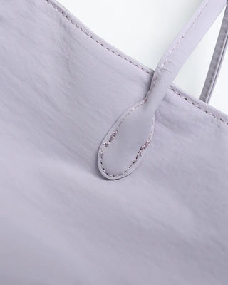 Purple pocket shoulder bag