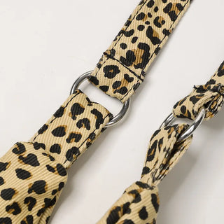 3-way leopard print big bag