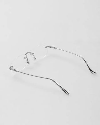 Rimless square glasses