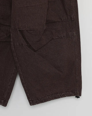 Parachute denim elastic waist pants