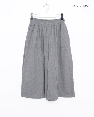 (UNISEX) Snap Bermuda Easy Pants