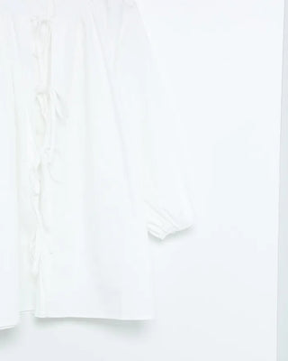 Ribbon Open Oversized Blouse