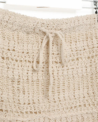 Crochet mini skirt
