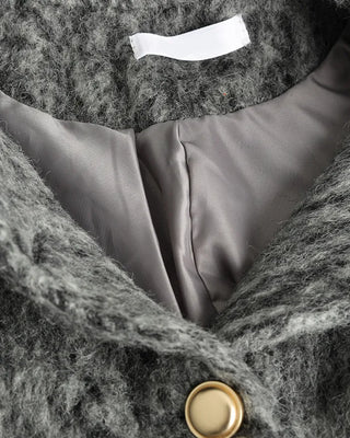 Gold button-point jacket