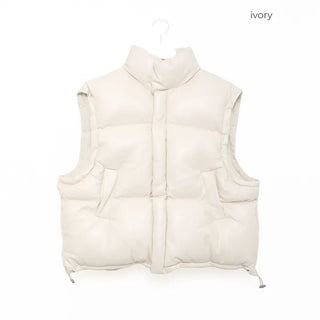 (Unisex) Vegan Leather Padded Vest