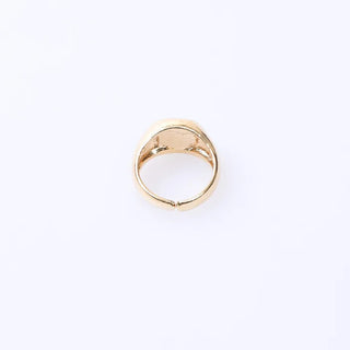 Acrylic Bordeaux Square Ring