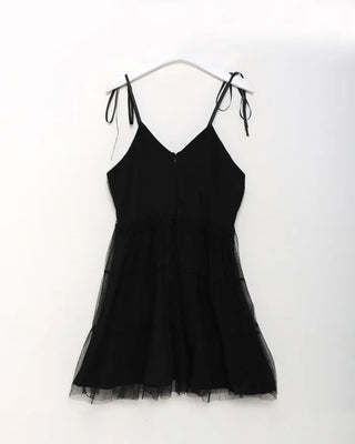 Chiffon layered mini dress