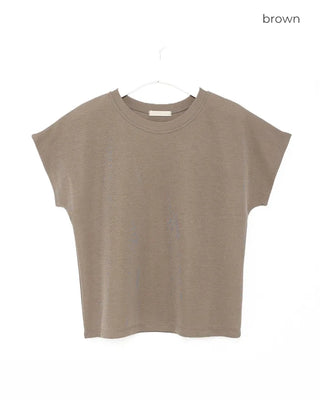 Round neck short-sleeve T-shirt