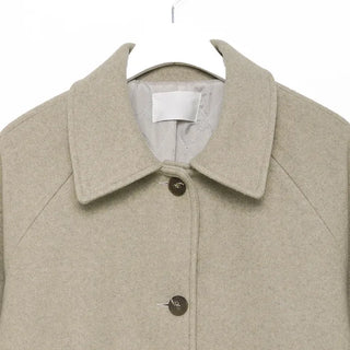 Basic belted long coat