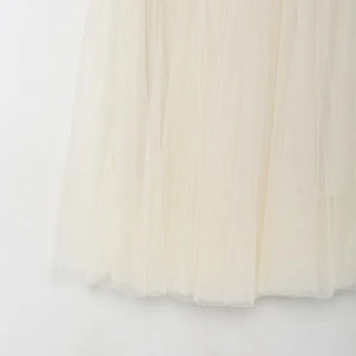 Chiffon flared skirt