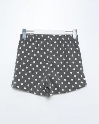 Polka Dot Knit Shorts