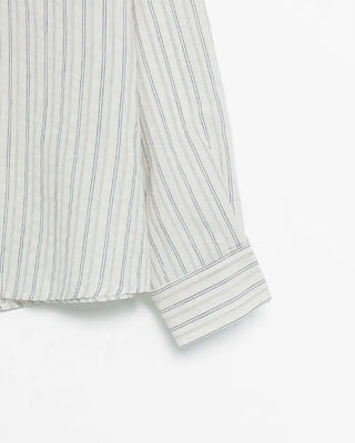 Striped loose-fit shirt