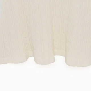 Cable knit long dress