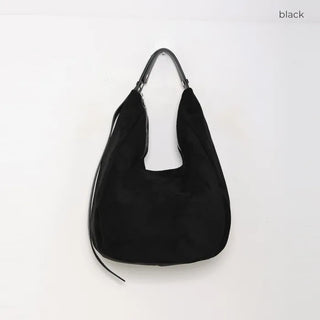 Strap Suede Shoulder Bag