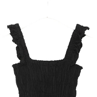 Shoulder Frill Washer Jumpsuit