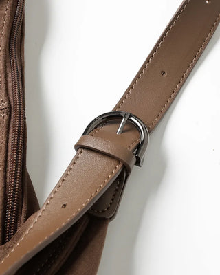 Suede Shoulder & Crossbody Bag