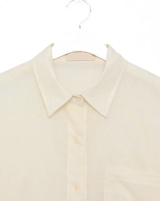 Sheer oversized shirt