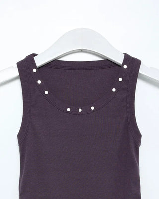 Studded neckline detail camisole