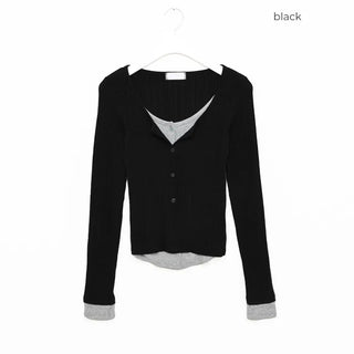 Ribbed Cardigan