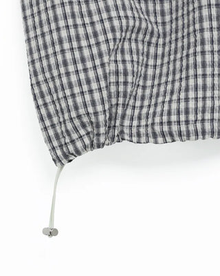 Checked string blouse