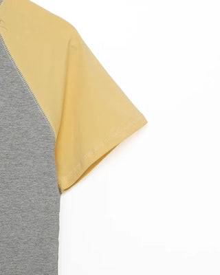 Raglan semi-cropped short-sleeved T-shirt
