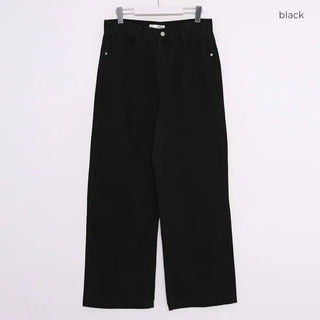 Wide cotton pants