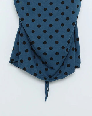 Polka Dot Round Neck Sleeveless