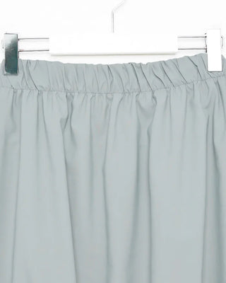 Elastic waist balloon nylon skirt