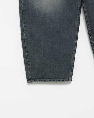 Whiskered Wash Baggy Jeans