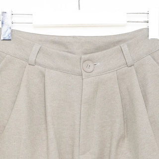 Two-pleat wide slacks